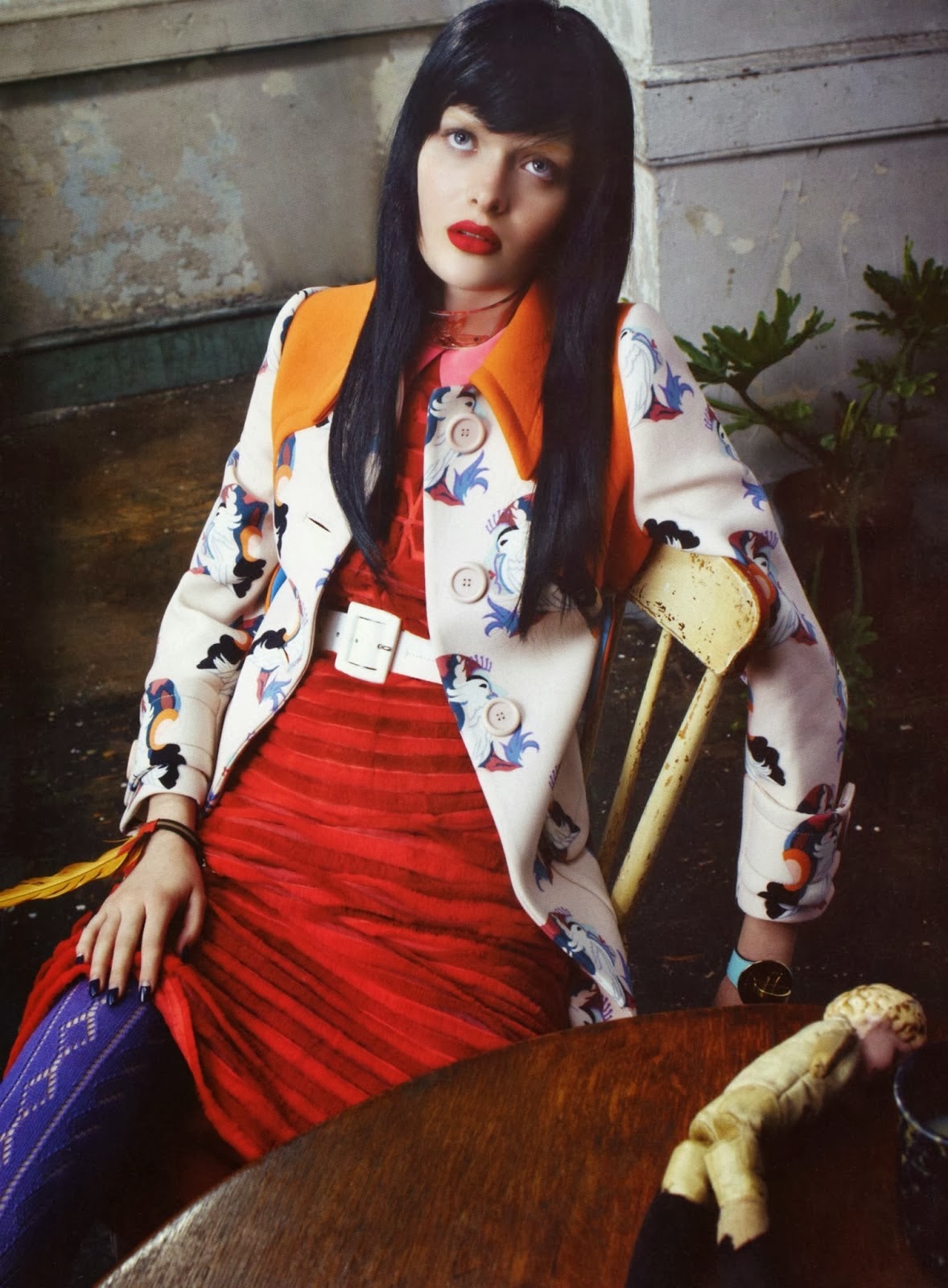 Magazine Photoshoot : Sam Rollinson Photoshot For Emma Summerton Vogue Magazine Italia January 2014 Issue 