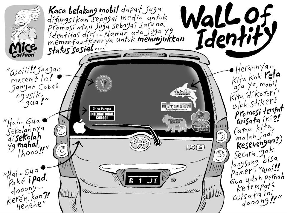 Konsep Baru 17 Stiker  Tulisan  Mobil Lucu