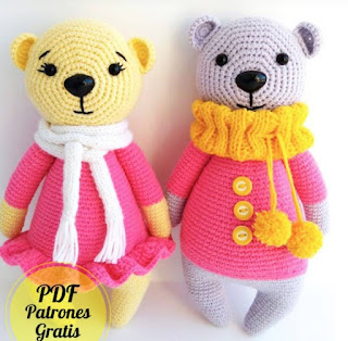 PATRON GRATIS OSO AMIGURUMI 53258