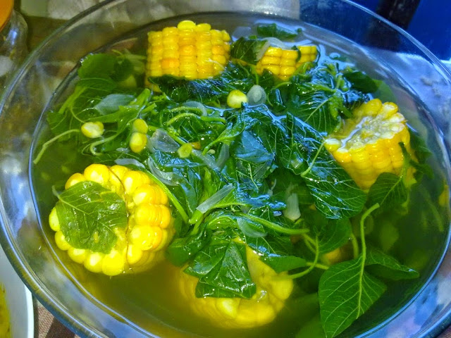 Resep dan Cara Membuat sayur Jagung dan Bayam 