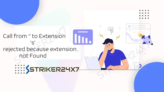 extension 's' rejected because extension not found