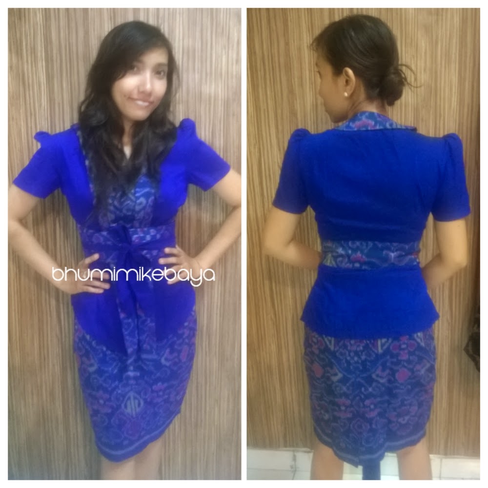 Model dress Tenun Ikat