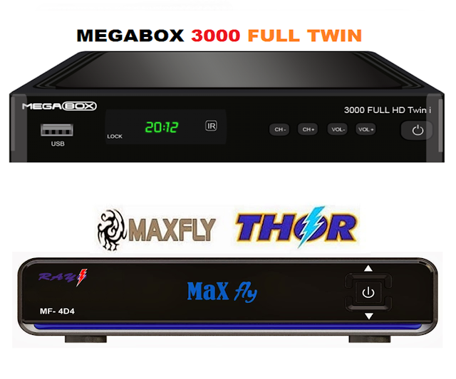 MEGABOX 3000 EM MAXFLY THOR NOVA ATUALIZAÇÃO MODIFICADA V1.101 - 07/07/2017
