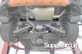 Subaru XV rear lower bar. Subaru XV rear chassis strengthening bar, Subaru XV rear stabilizer bar. Subaru Crosstrek rear under bar