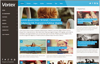 Vortex Responsive Blogger Template