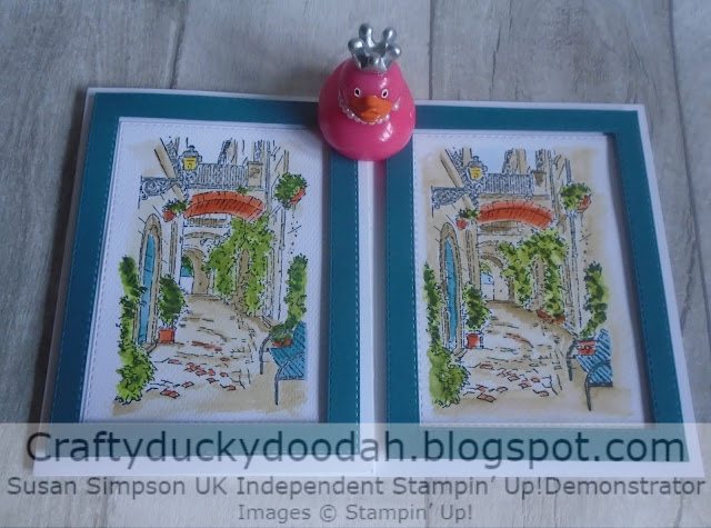 Craftyduckydoodah!, Stampin' Up! UK Independent  Demonstrator Susan Simpson, Mediterranean Moments, Water colour technique, Supplies available 24/7 from my online store, 