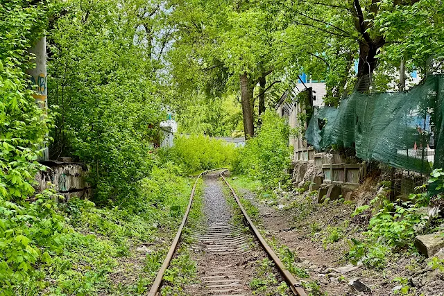Электрозаводская улица, дворы, Электрозаводская железнодорожная ветка