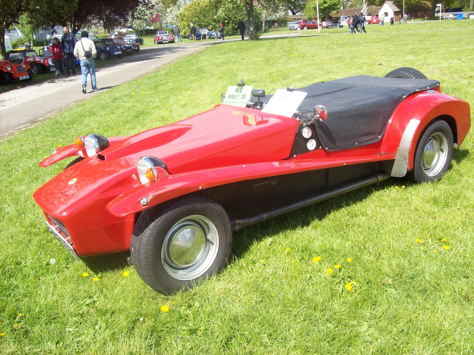 An original Lotus Seven