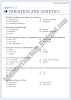 Biology Mcqs XII - Variations and Genetics - Mcqs
