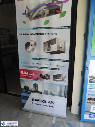 Tarpaulin with Pull Up Stand - Barcol Air Philippines