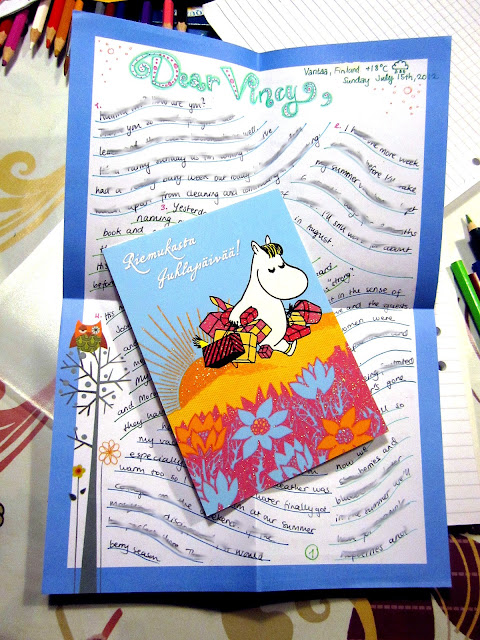 moomin snorkmaiden card