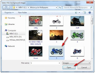 Cara mengubah gambar background folder pada explorer windows 7