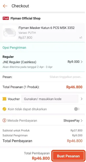 bayar pakai shopeepay 2