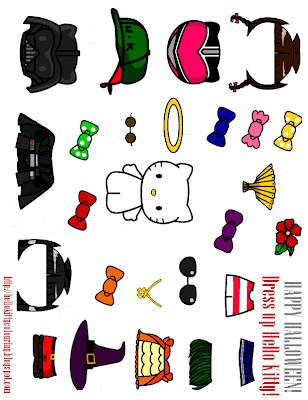 hello kitty colouring sheets. HELLO KITTY HALLOWEEN