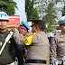 Amankan NATARU, Polres Lampung Utara menggelar Apel Gelar Pasukan OPS Lilin Krakatau.