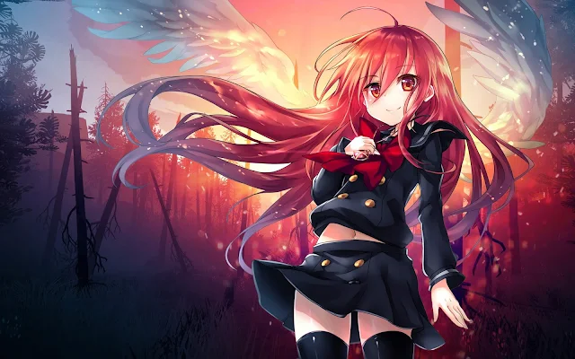 Papel de parede Anime Shakugan no Shana para PC, Notebook, iPhone, Android e Tablet.