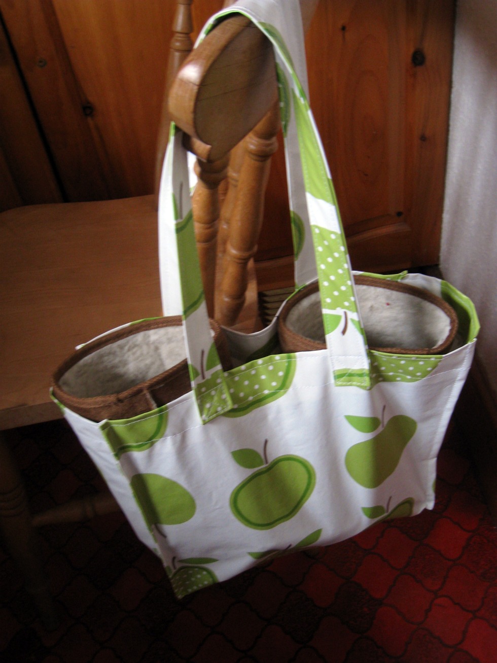 peg bag and plastic bag tidy tutorial