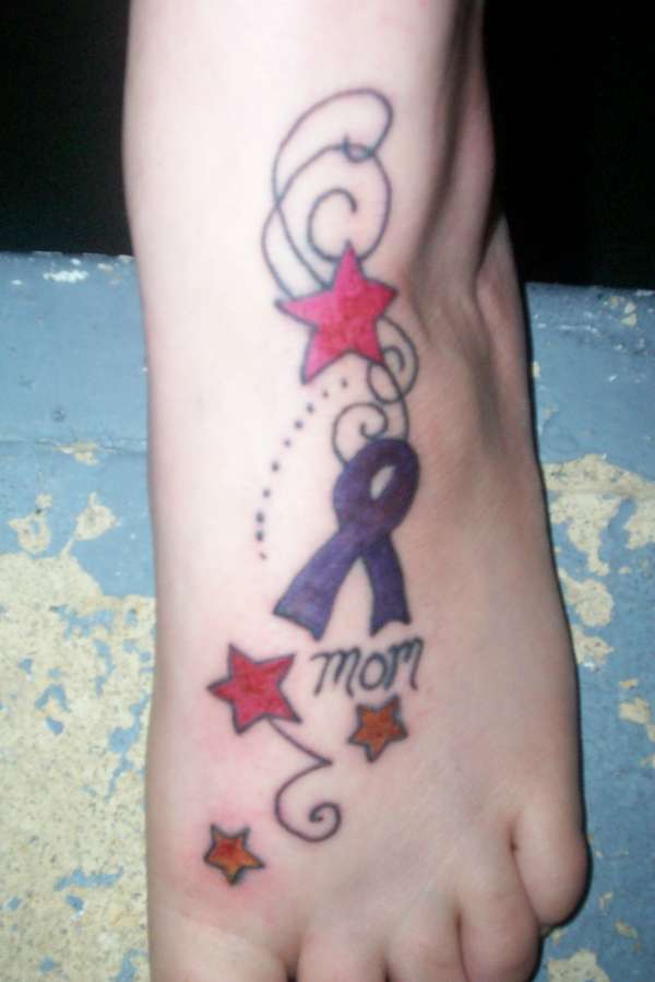 ribbon tattoos