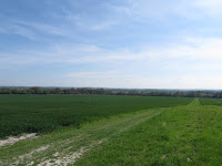 View from Rowley's Hill towards Foxton