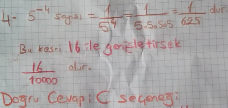 2015-2016 TEOG 1. DÖNEM Çıkmış Matematik Soruları ve Çözümleri