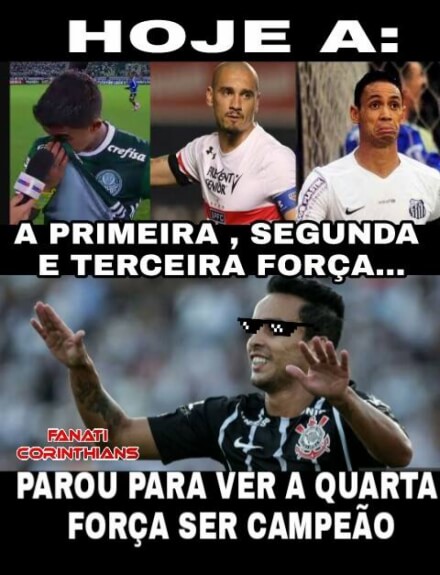 Os melhores memes: Corinthians Campeão Paulista 