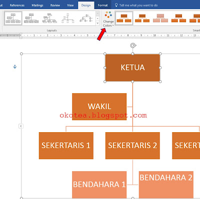 Cara Membuat Struktur Organisasi 3D di Ms Word