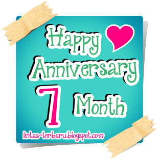 Gambar DP BBM Happy Anniversary buat Pacar  Caption 