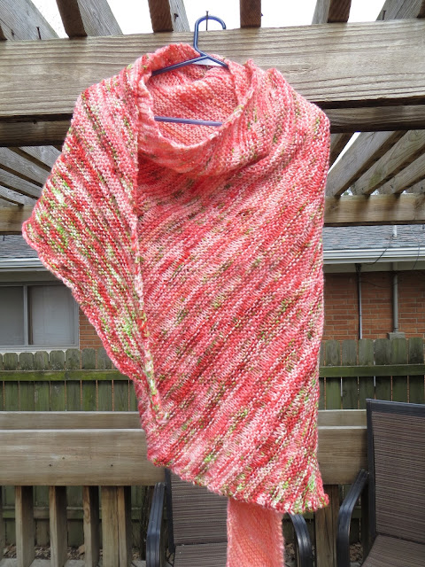 Arlequin Shawl/Scarf (free knitting pattern)