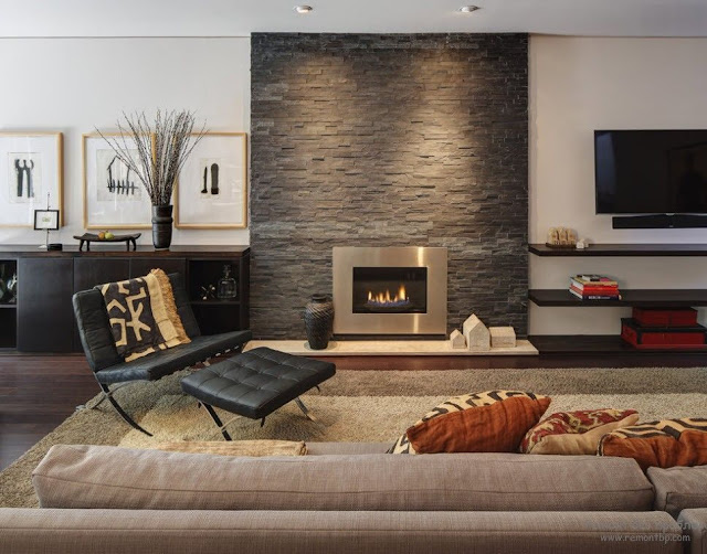 living room decor ideas with fireplace