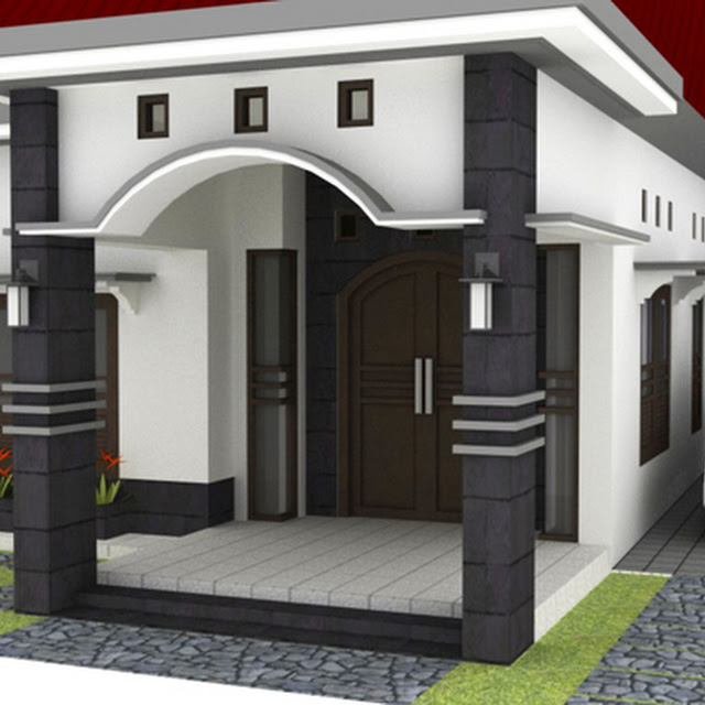 Desain model teras rumah terbaru Minimalis 