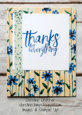 All Things Thanks Stampin Up