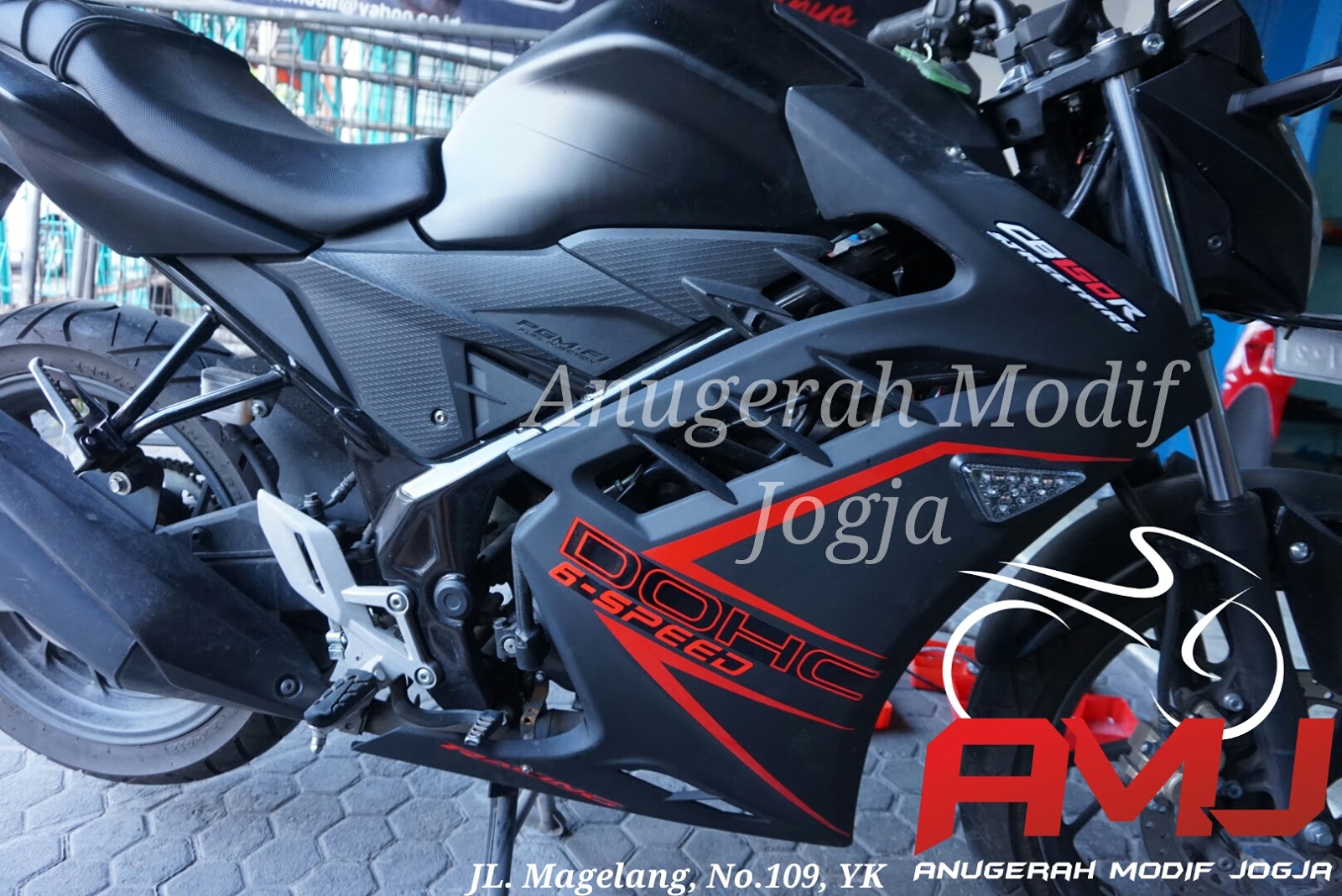 Half Fairing New CB150R Facelift Modif NVL Ala R25