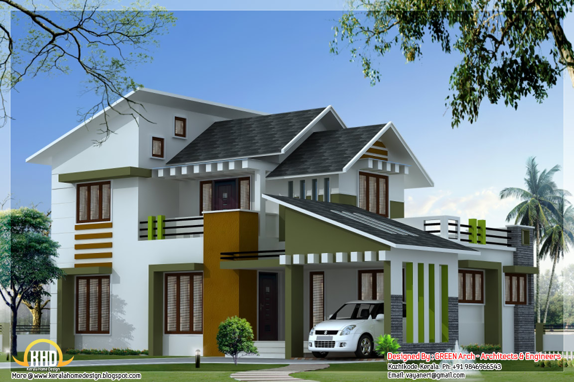 1750 square feet 3 Bedroom Modern villa Kerala  home 