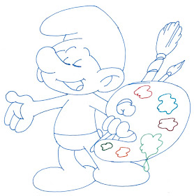 Smurf Coloring Pages