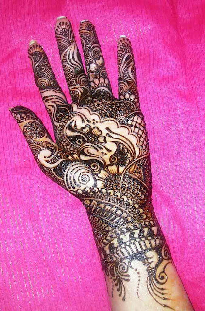 7. Indian Mehndi Designs For Hands 2014