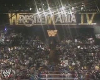 WWF / WWE WRESTLEMANIA 4: The live Wrestlemania crowd