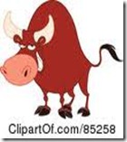 happy bull