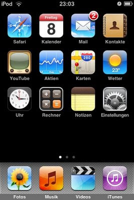 Screenshot iPhone