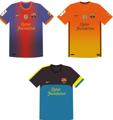  Logo Design 2012 on Fc Barcelona S Home New Jerseys Next Season Leaked 2012 2013