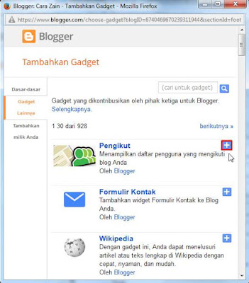 Cara Membuat Widget Join This Site Di Blog Terbaru