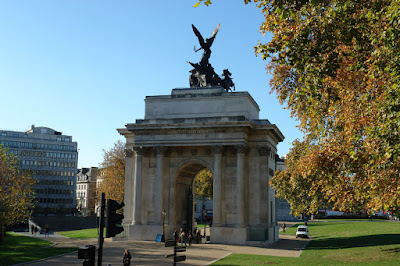 The Wellington Arch in Hyde Park Corner
