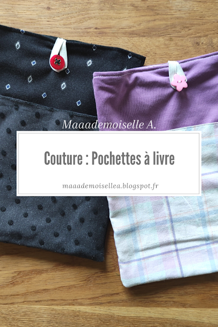 Couture : Pochettes à livre