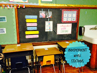 Setting up independent work stations in special education
