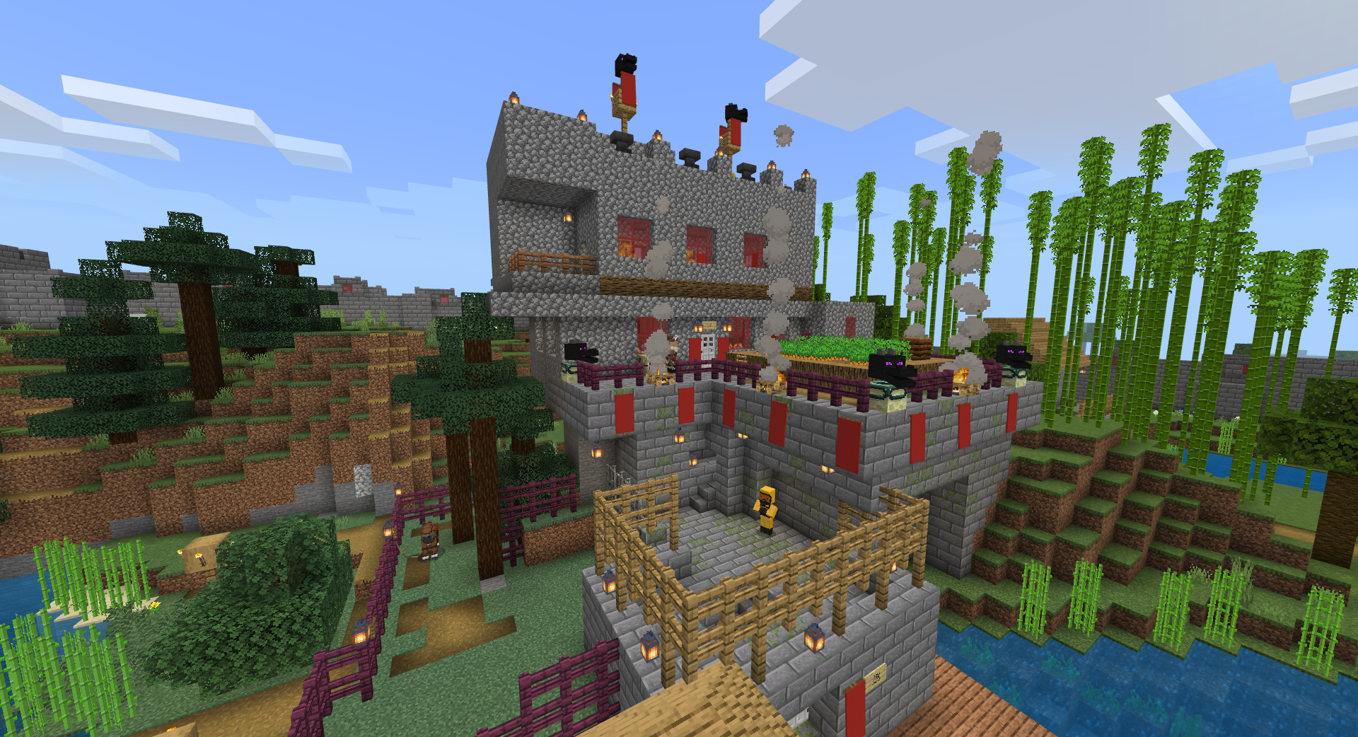 This is a photo of the Castle Challenge in Washington Has Fallen - Minecraft Adventure - Public Beta Version