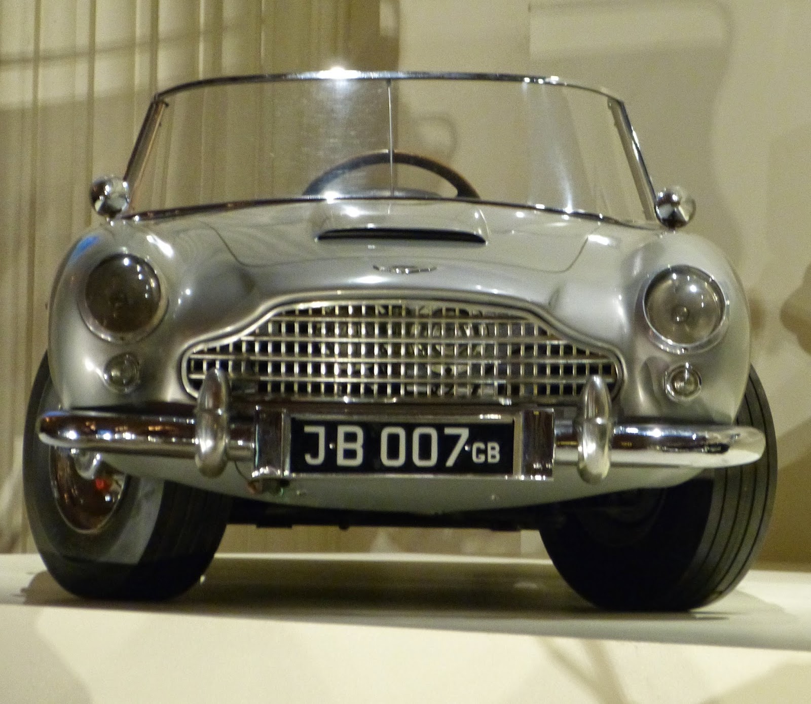 Miniature replica of James Bond's car (1966)