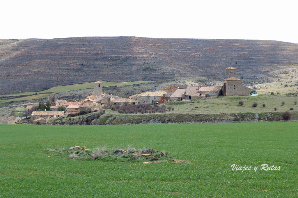 Vista de Caracena desde el castillo