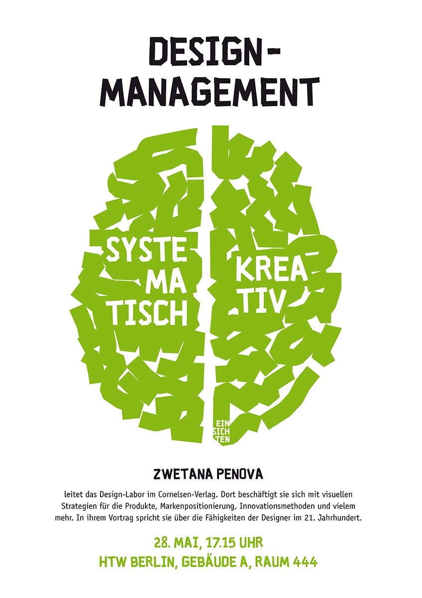 EINSICHTEN Vortrag Am 28Mai Design Management