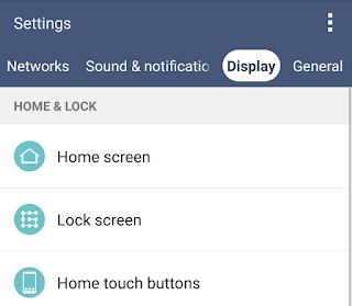 LGs display settings- Android 6.0 Marshmallow