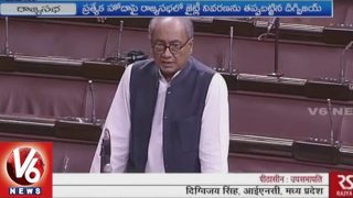  Congress MP Digvijaya Singh Criticizes Arun Jaitley Over AP Special Status | Rajya Sabha