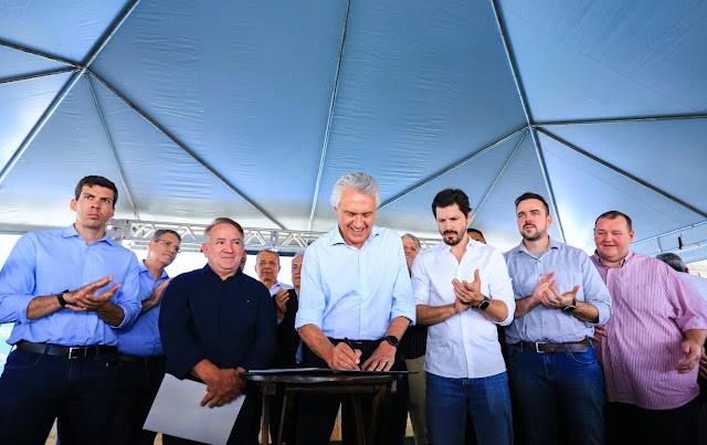 Governador Ronaldo Caiado lança novo distrito agroindustrial em Aparecida de Goiânia